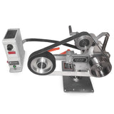 Fucina 1x30 Belt Grinder 110V/60Hz 0.9Hp Servo Motor with VFD and Horizontal Position for Knife Making