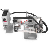 Fucina 1x30 Belt Grinder 110V/60Hz 0.9Hp Servo Motor with VFD and Horizontal Position for Knife Making