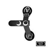 2x72 Belt Grinder Small Wheel Holder kit with Deflector Wheel Bracket & 2" wheel for knife Grinders