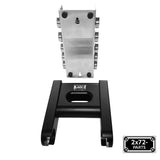 2x72 Belt Grinder Small Wheel Holder kit with Deflector Wheel Bracket & 2" wheel for knife Grinders