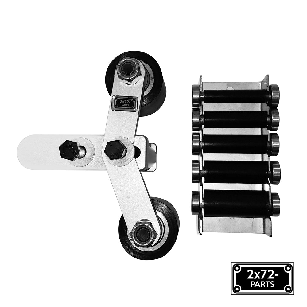 2x72 Belt Grinder Small Wheel Holder set with Deflector Wheel Bracket & 2" wheel for knife Grinders