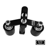 2x72 Belt Grinder Small Wheel Holder kit with Deflector Wheel Bracket & 2" wheel for knife Grinders
