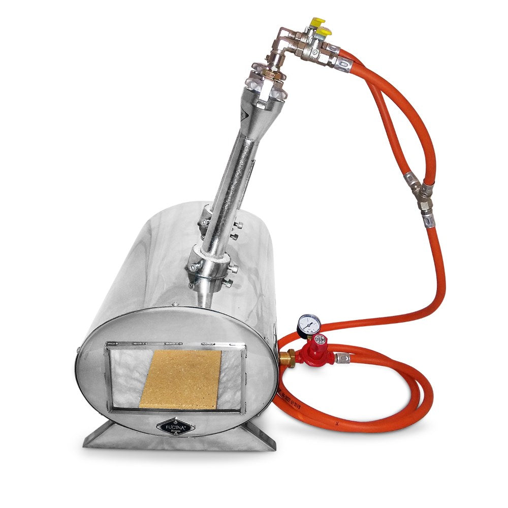 2 BURNER PROPANE GAS FORGE STAINLESS STEEL | FUCINA BLACKSMITH FORGES